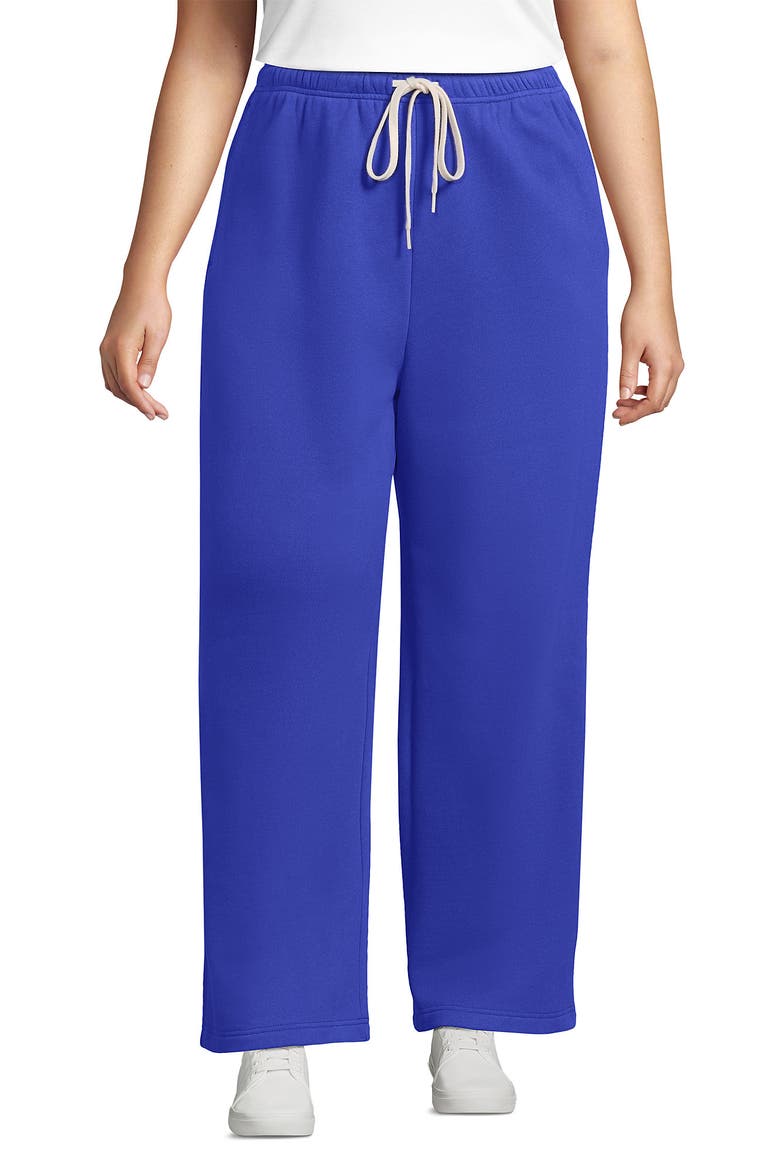 Serious Sweats High Rise Relaxed Straight Leg Pants, Main, color, Blue Breeze