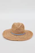 Hat Attack Raffia Crochet Continental