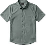 Cuts Crossover Performance Short Sleeve Button-Up Shirt