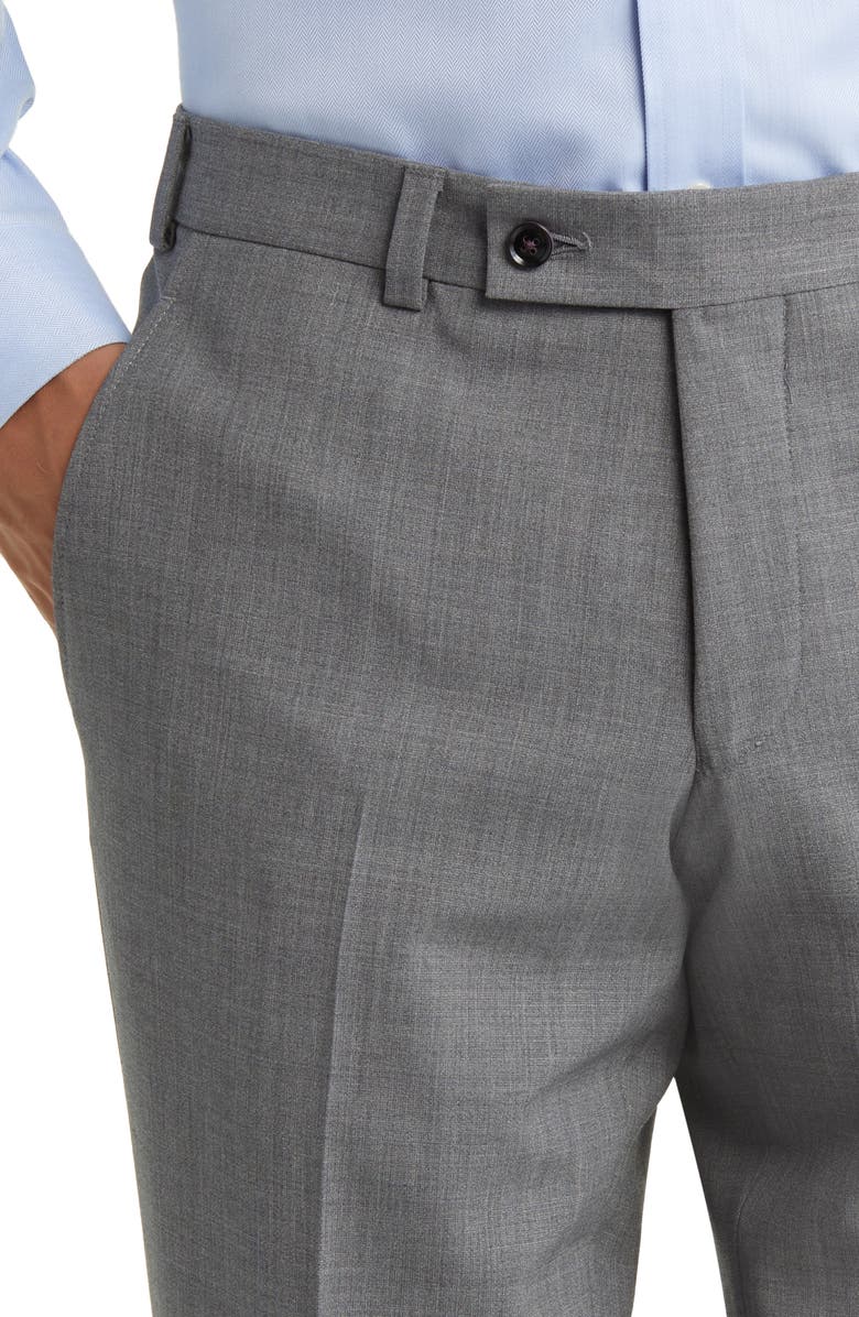 Ted Baker London Jerome Soft Constructed Stretch Wool Dress Pants, Alternate, color,