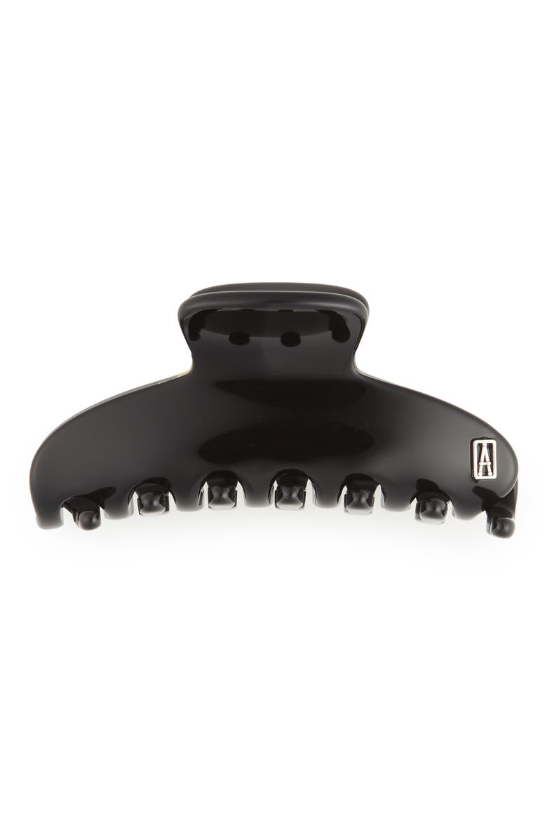 Small Hair Clip, Main, color, BLACK