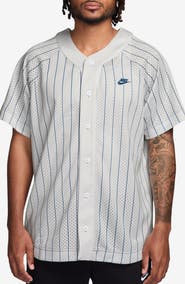 Nike Club Stripe Mesh Baseball Jersey