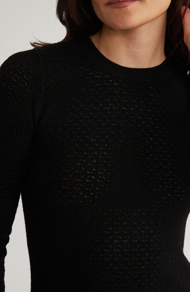 525 Holly Pointelle Stitch Top, Alternate, color,