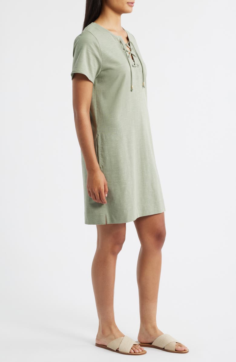 Tommy Bahama Sunset Harbor Short Sleeve Sundress, Alternate, color, Marjoram