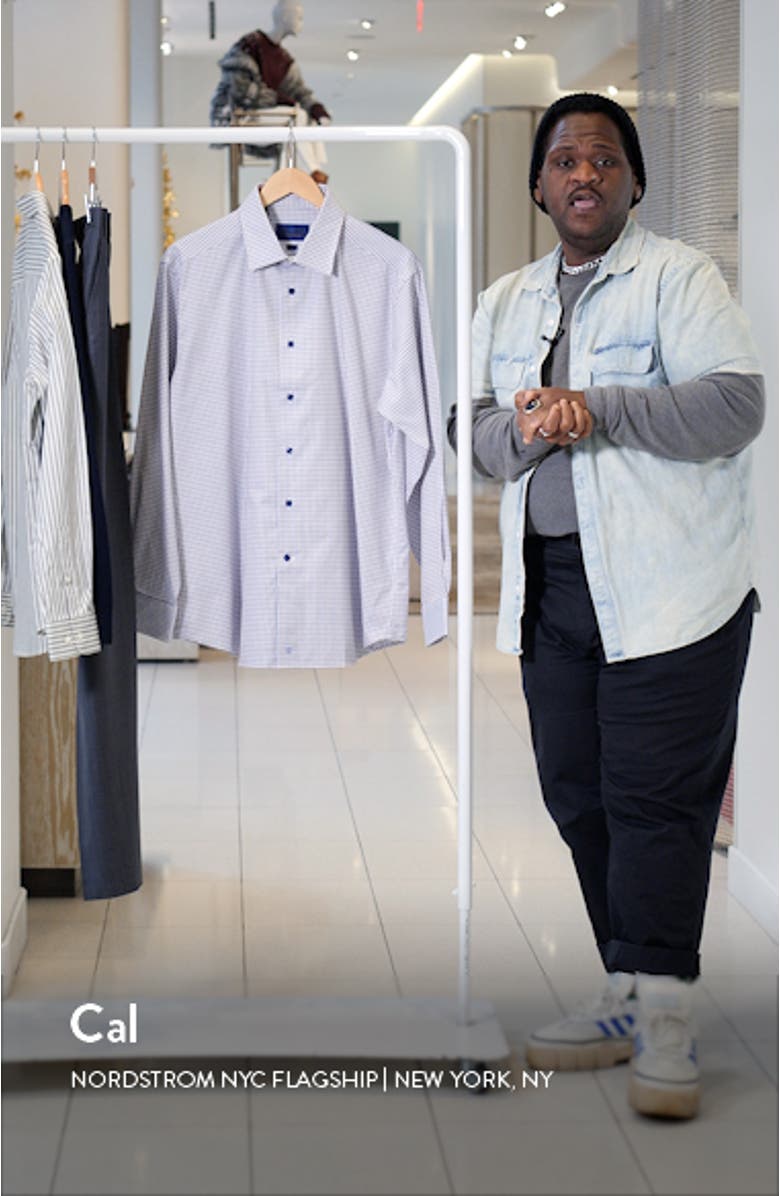 Trim Fit Royal Oxford Cotton Dress Shirt, sales video thumbnail