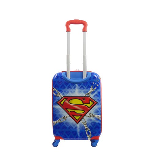 Ful Wb Superman Kids 20.5" Hard Side Spinner Carry-on Luggage