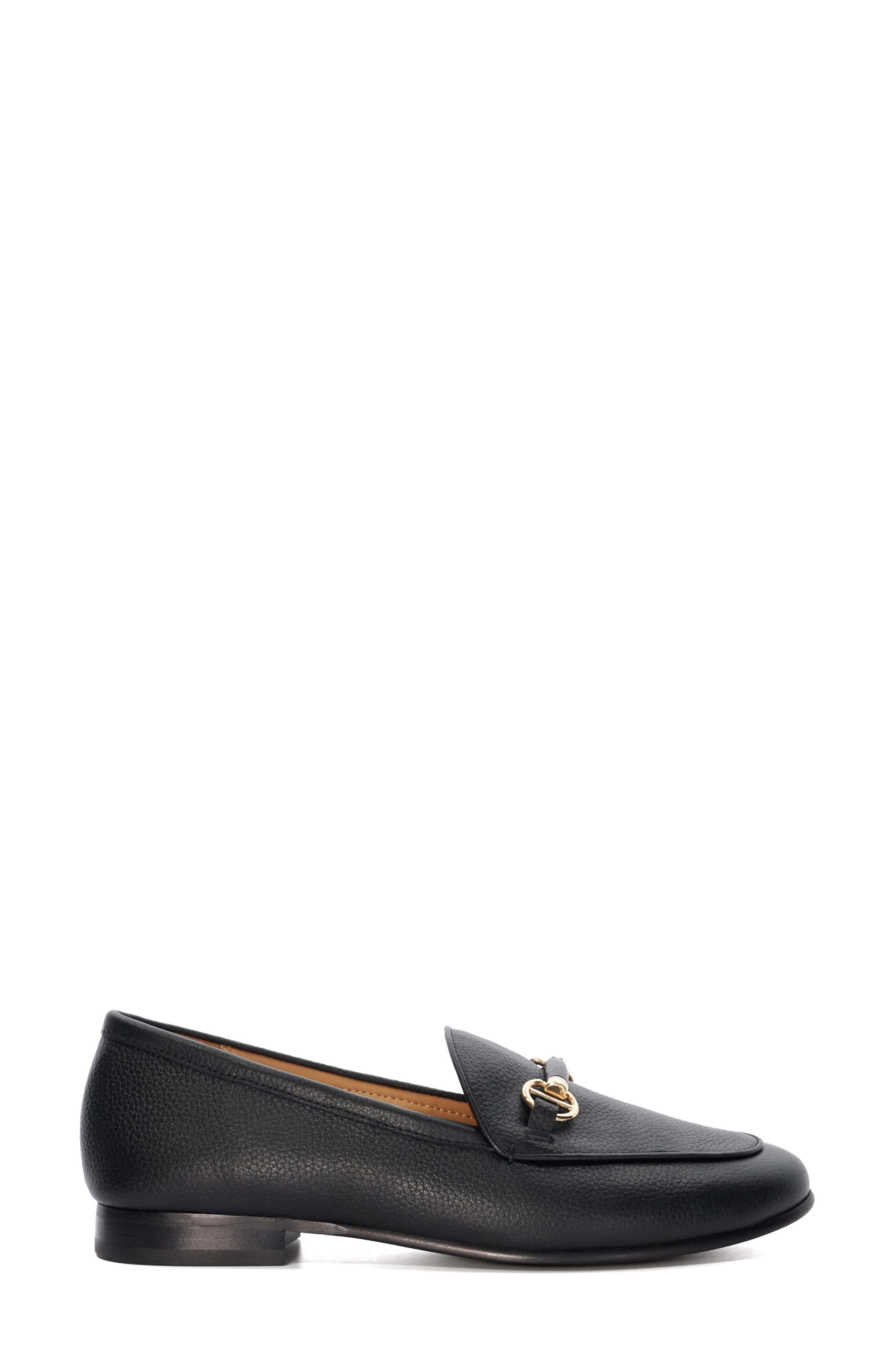 Dune London Grandeur Bit Loafer, Alternate, color, Black