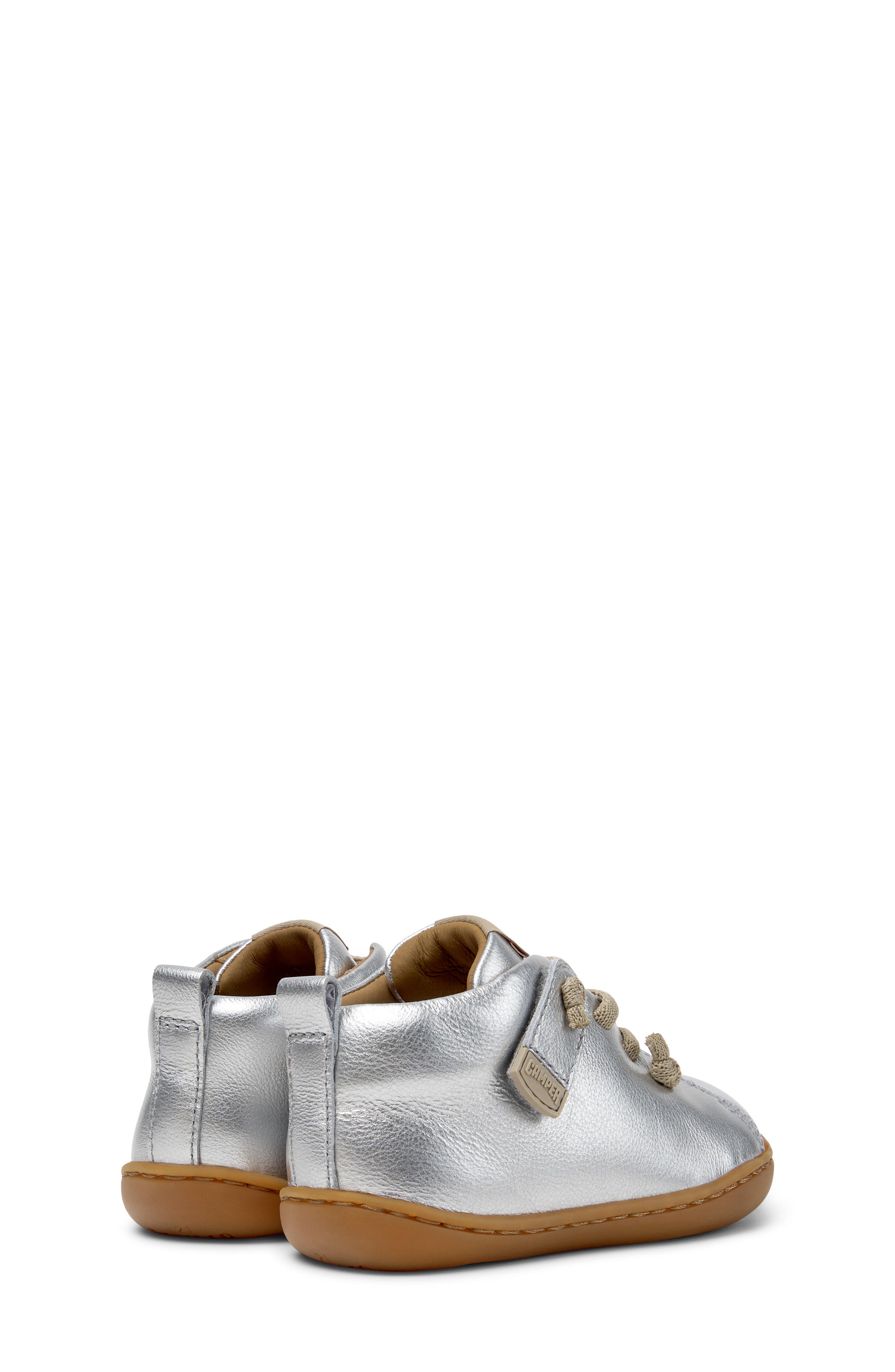 Kids' Peu Cami Leather Bootie, Alternate, color, MEDIUM GRAY