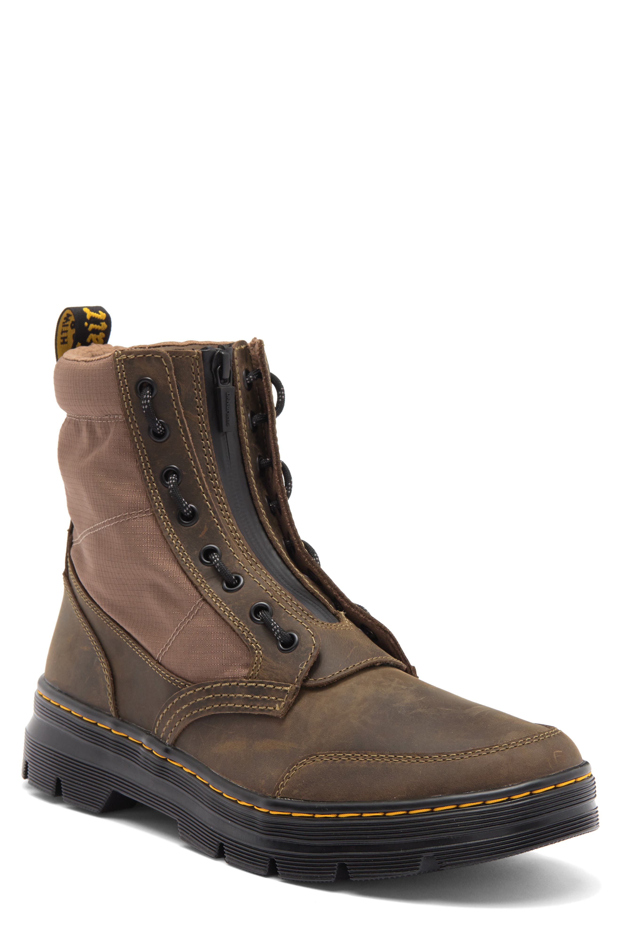 Dr. Martens Combs Jungle Zip Lug Sole Boot, Main, color, 