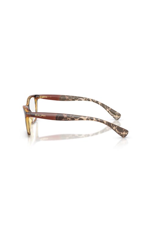Ralph 52mm Cat Eye Optical Glasses In Brown