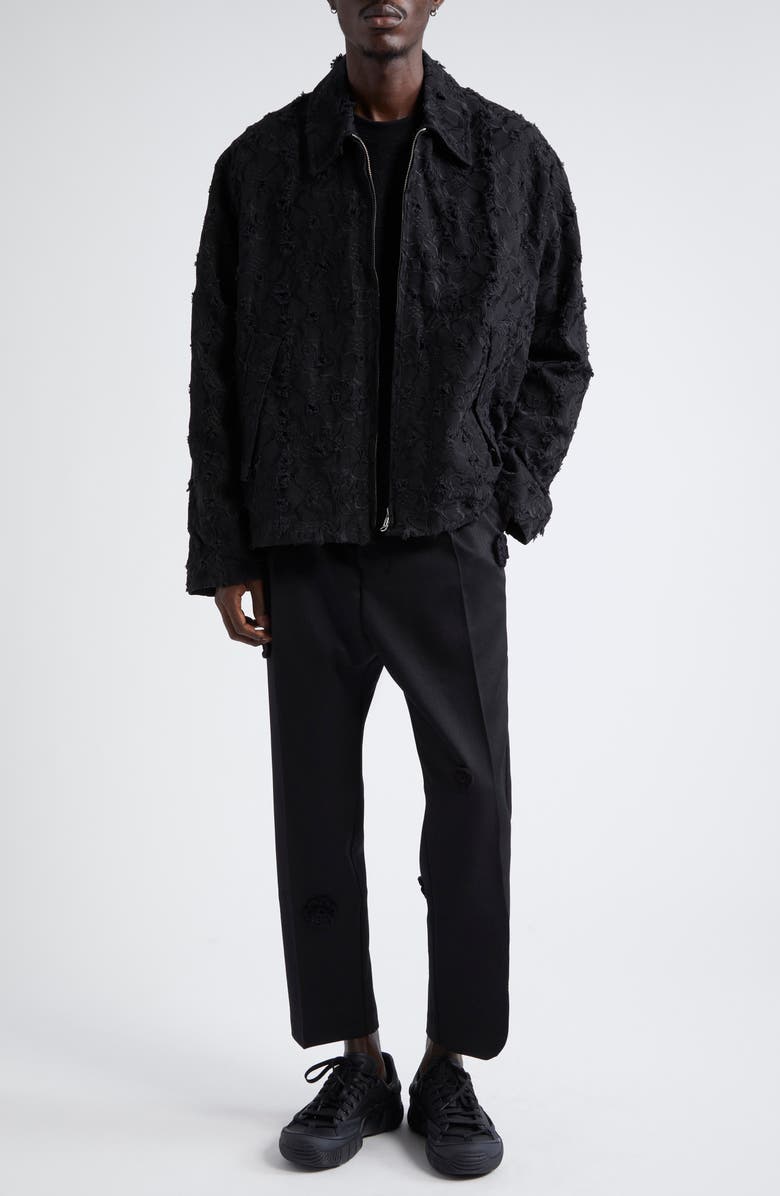 SONG FOR THE MUTE Daisy Pleated Wool Pants, Alternate, color, 