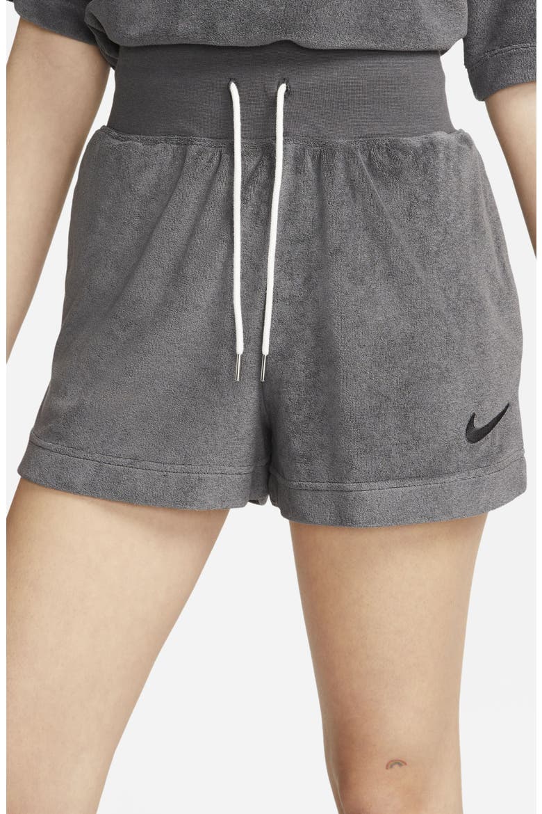 Sportswear Terry Shorts, Alternate, color, ANTHRACITE/ BLACK