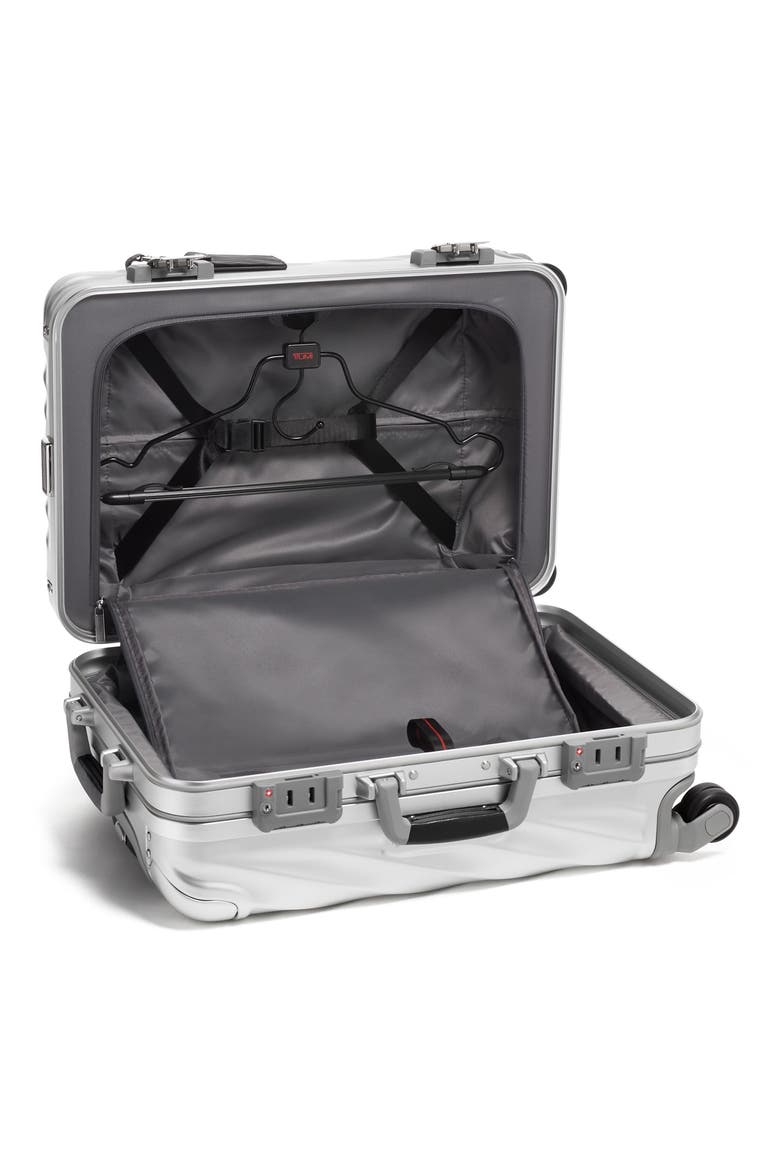 19 Degree Aluminum Expandable Carry-On, Alternate, color, SILVER