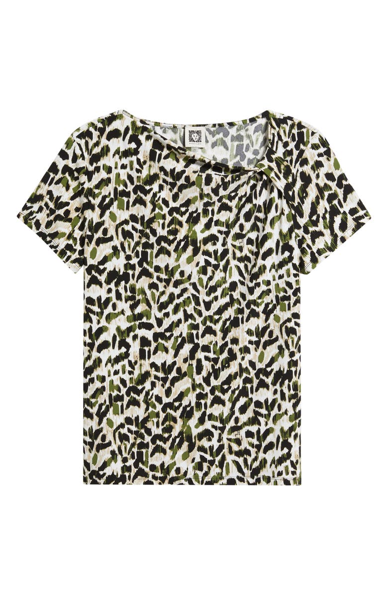 AK ANNE KLEIN Asymmetric Neck Top, Alternate, color,