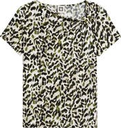 AK ANNE KLEIN Asymmetric Neck Top