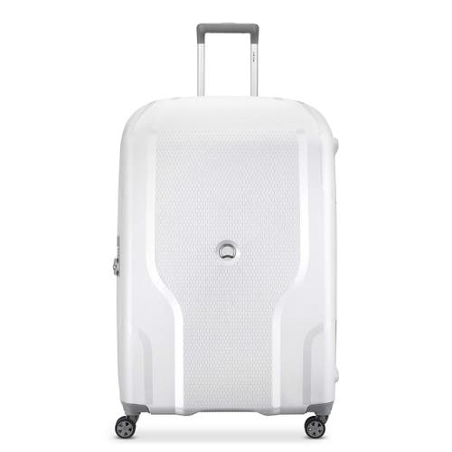 Delsey Paris Clavel Hardside Large Expandable Luggage With Spinner Wheels In White