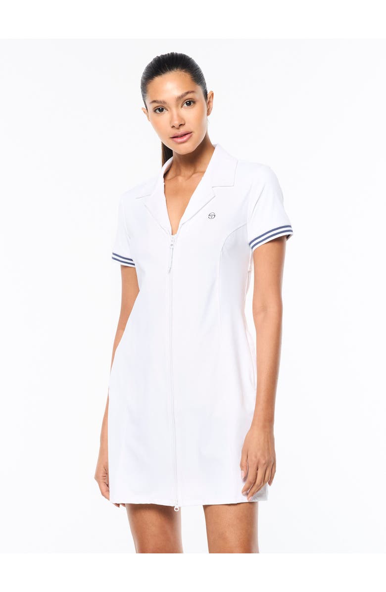 Sergio Tacchini Silvia Dress, Alternate, color, Brilliant White