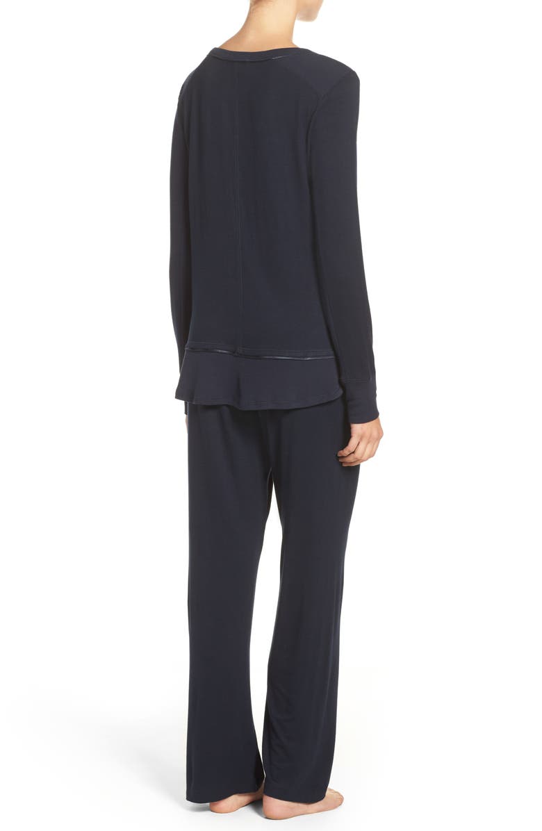 Midnight by Carole Hochman Knit Pajamas, Alternate, color,