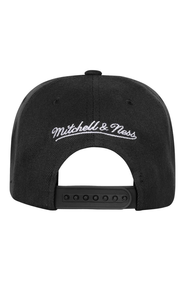 Mitchell & Ness Youth Mitchell & Ness Black Chicago Bulls 20th Anniversary Duo Front Snapback Hat, Alternate, color, Black