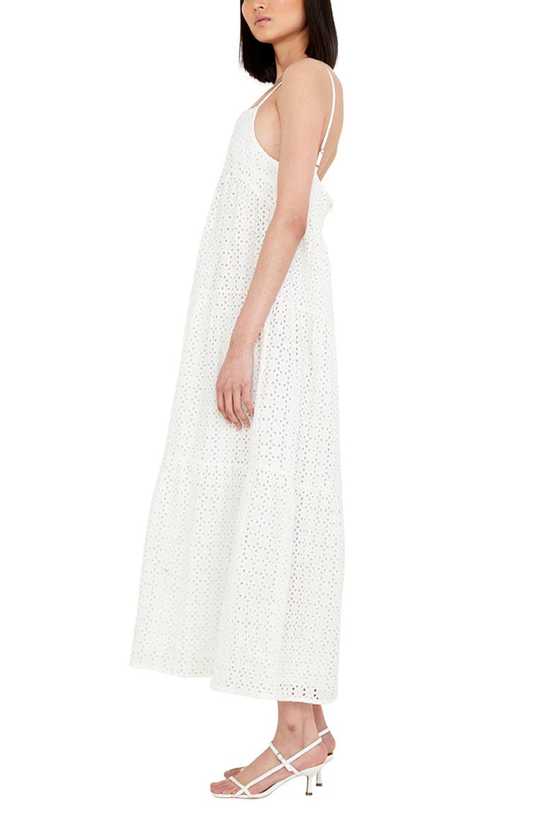 Broderie Flow Sundress, Alternate, color, IVORY