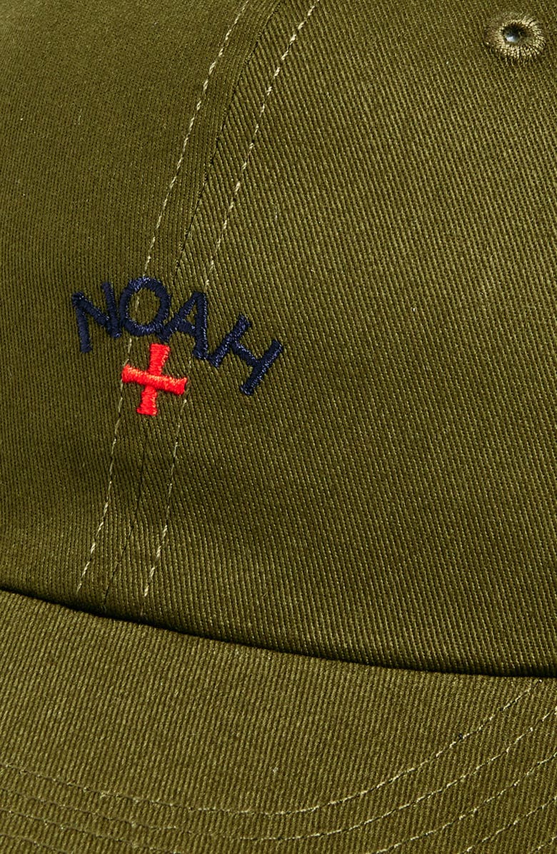 Noah Core Logo Baseball Cap, Alternate, color, Olive