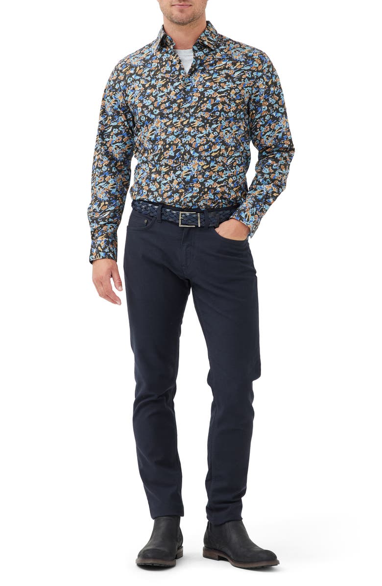 Rodd & Gunn Torrance Street Sports Fit Floral Button-Up Shirt, Alternate, color,