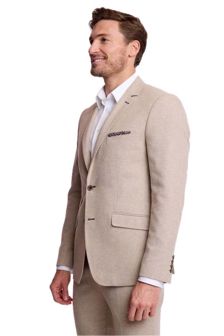 Dover Slim Fit Notch Lapel Suit Jacket, Alternate, color, LATTE