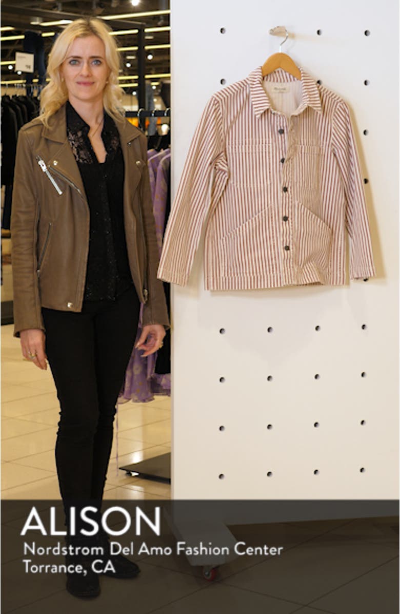 Denim Patch Pocket Chore Coat, sales video thumbnail