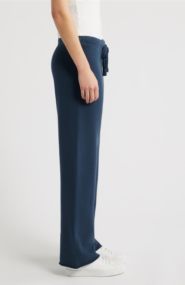Frank & Eileen Catherine Raw Hem Cotton Sweatpants, Alternate, color, Vintage Navy