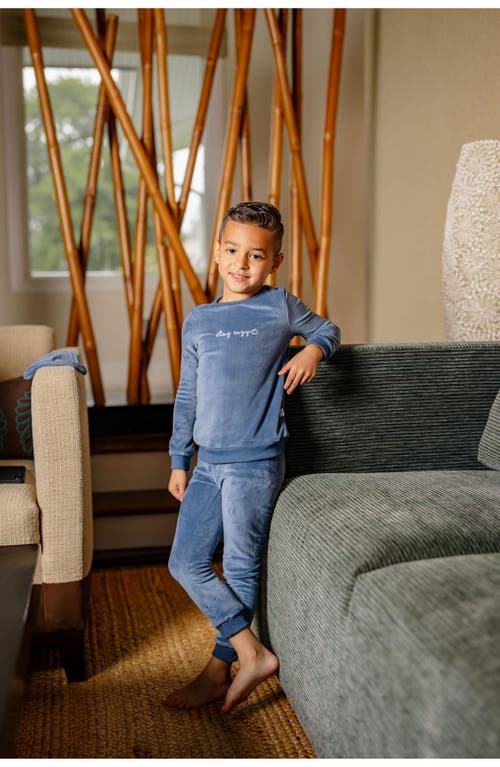 Pouf Boys Stay Cozy Pj In Blue