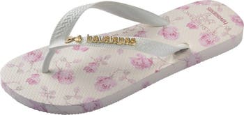 x LoveShackFancy Top Ribbon Flip Flop
