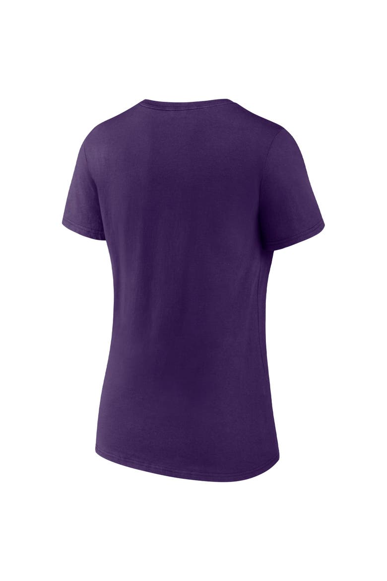 Women's Fanatics Branded Purple Phoenix Suns Hometown Collection On Fire V-Neck T-Shirt, Alternate, color, Purple