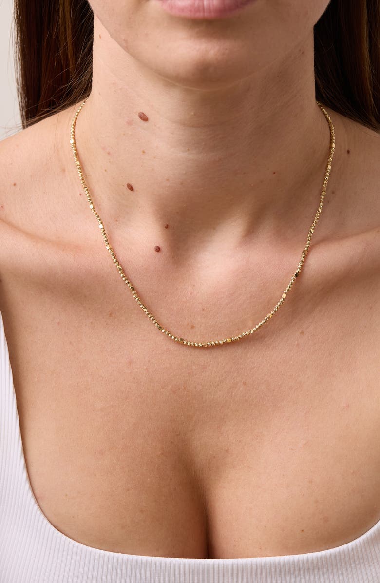 Bony Levy 14K Gold Beaded Necklace, Alternate, color, 14K Yellow Gold