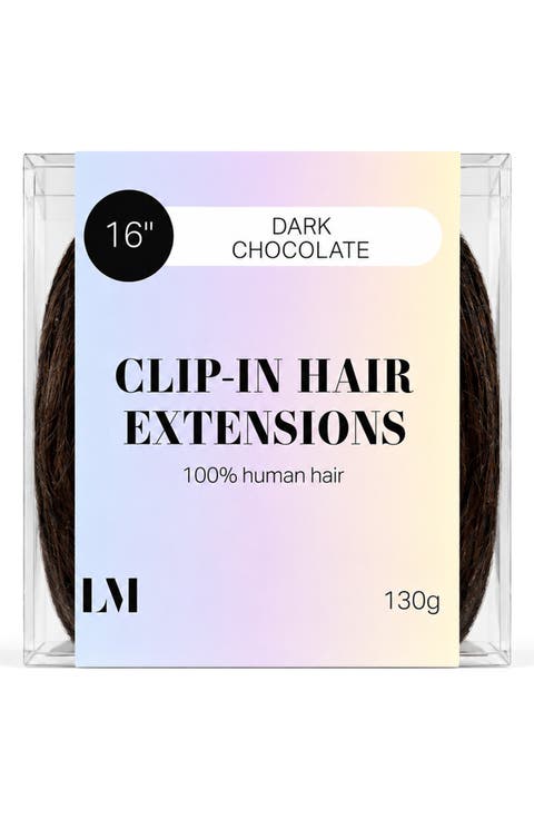 16-Inch Clip-In Human Hair Extensions