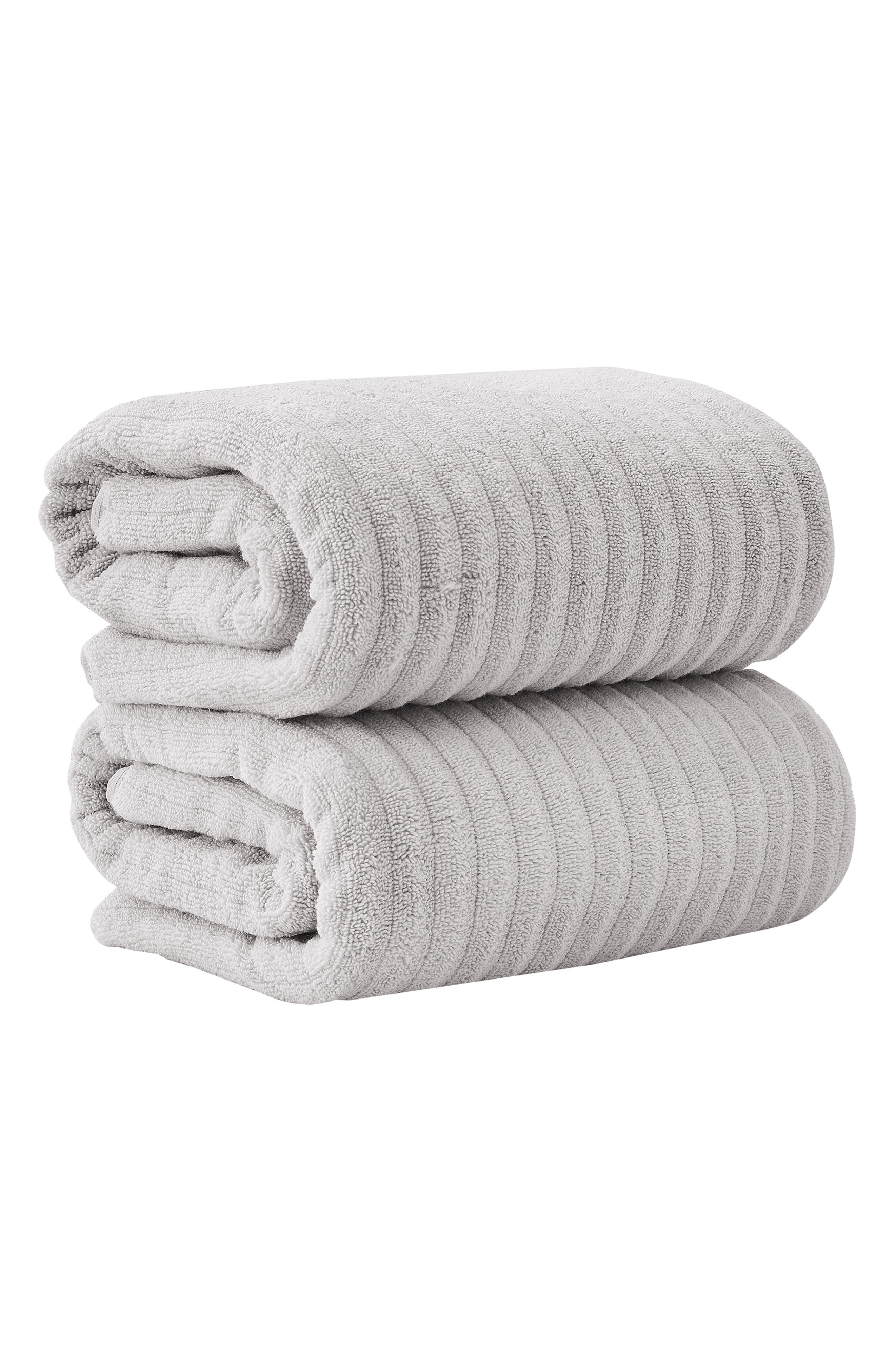Woven & Weft Combed Cotton 2-Pack Bath Towels