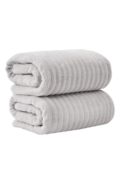 Combed Cotton 2-Pack Bath Towels