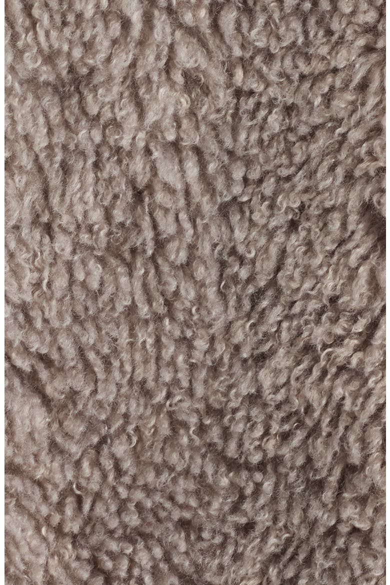 Short Faux Fur Jacket, Alternate, color, ANTICO GREY