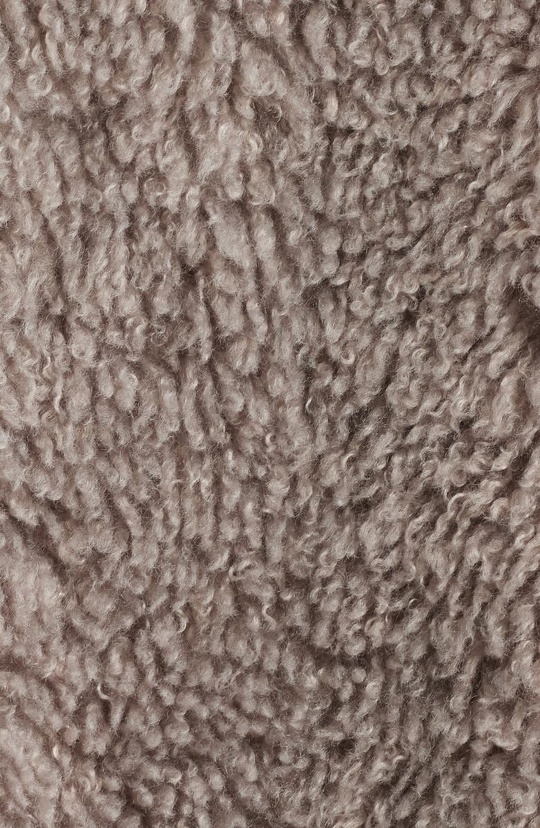 Sam Edelman Short Faux Fur Jacket, Alternate, color, Antico Grey