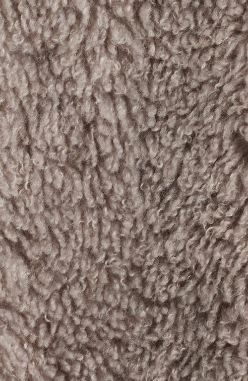 Sam Edelman Short Faux Fur Jacket In Gray