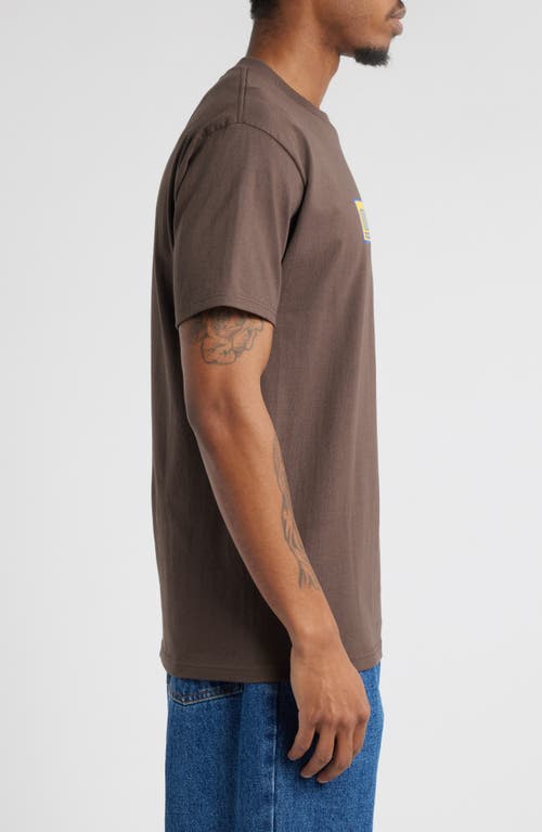 Obey '90s Icon Graphic T-shirt In Brown