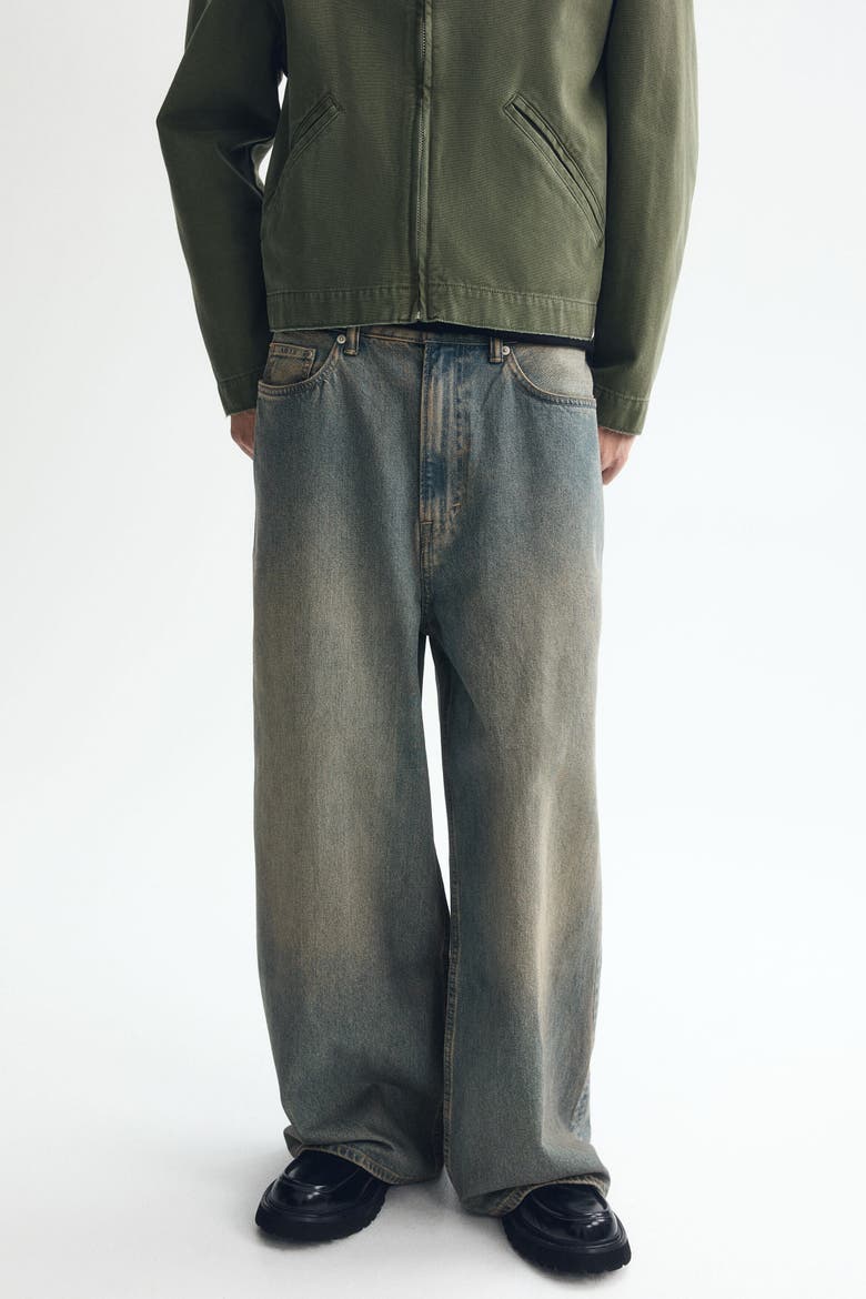 Baggy Jeans, Alternate, color, Washed light denim blue