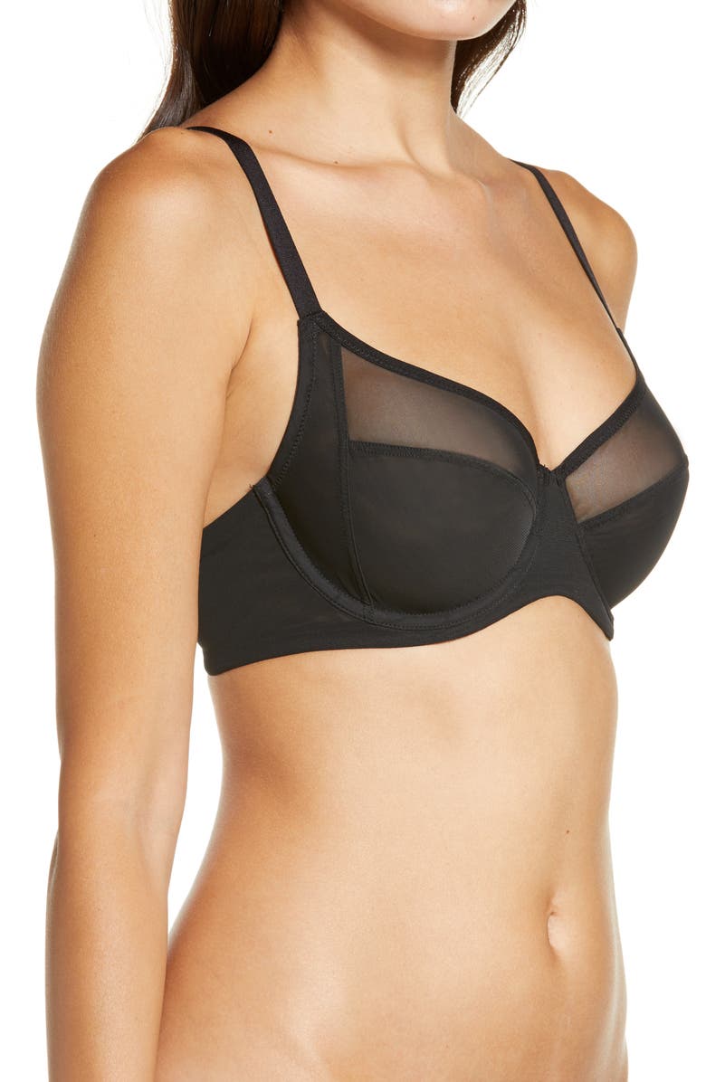 Le Mystère Modern Mesh Full Fit Underwire Bra, Alternate, color, 