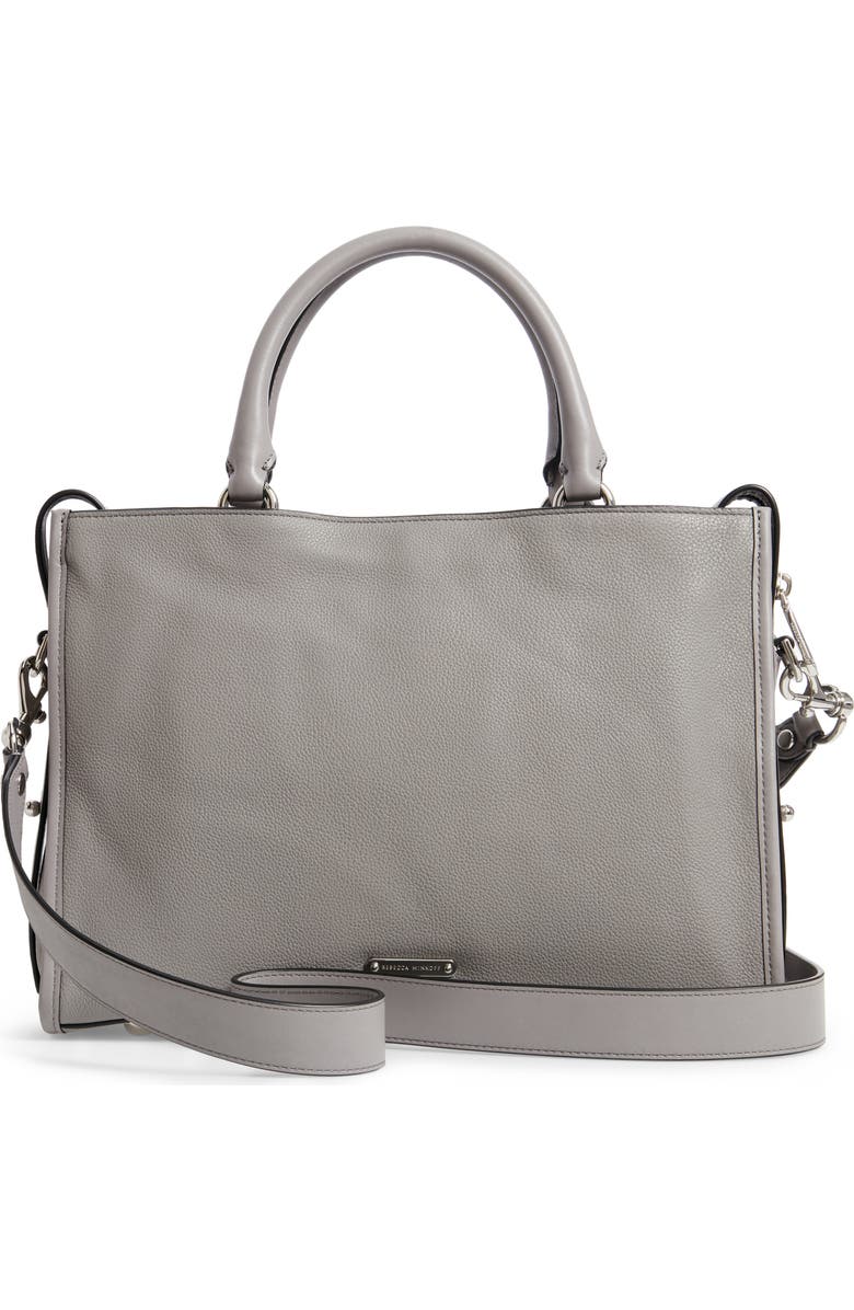 Rebecca Minkoff Bedford Zip Leather Satchel, Alternate, color,