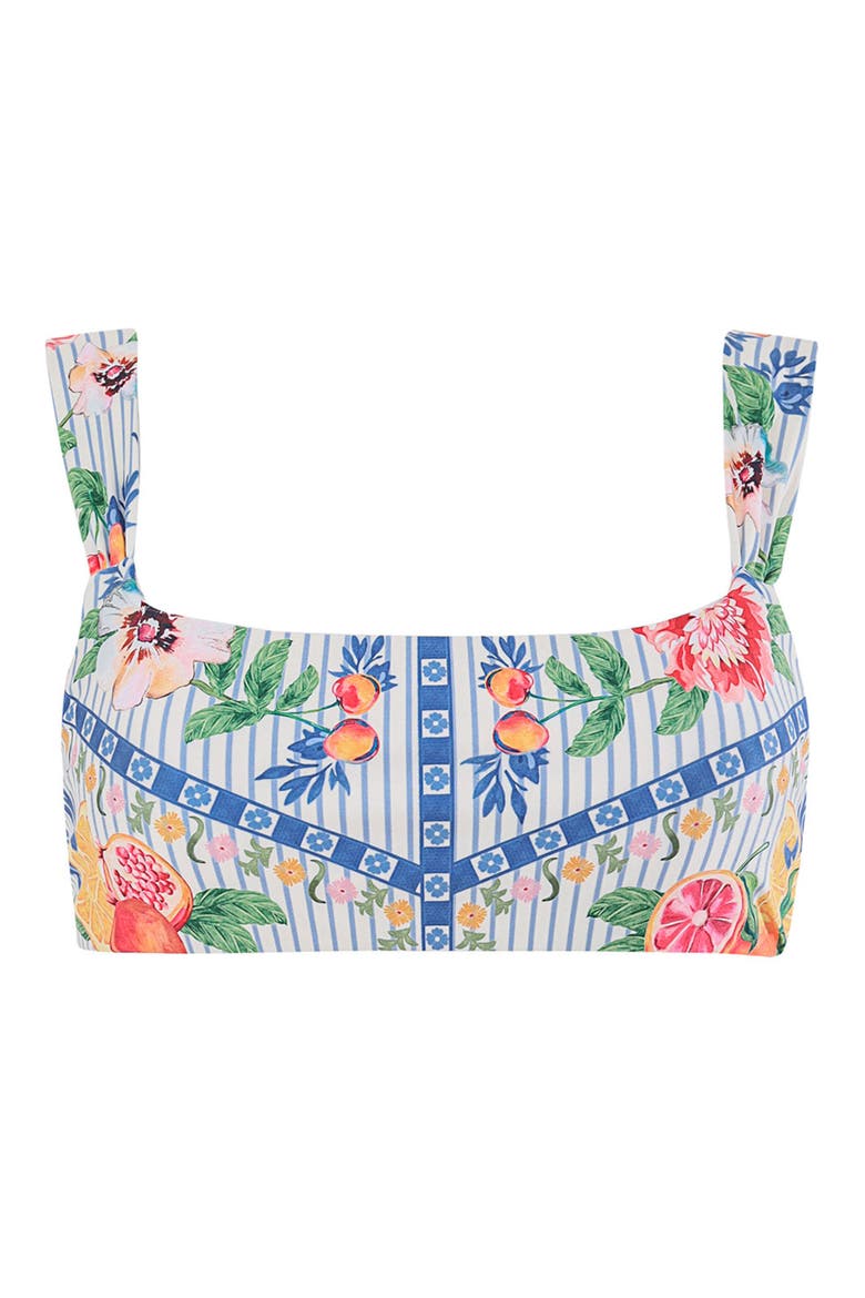 Sele Basket Bikini Top, Alternate, color, BLUE
