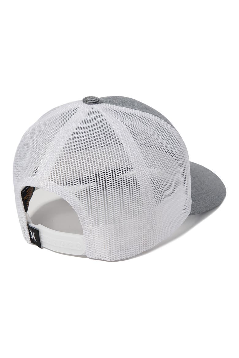 Del Mar Trucker Baseball Cap, Alternate, color, COOL GREY HTR