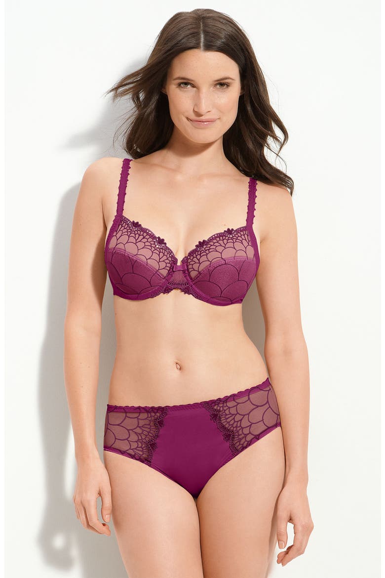 Intimates 'Icone - 3851' Underwire Bra, Alternate, color, IRIS INTENSE
