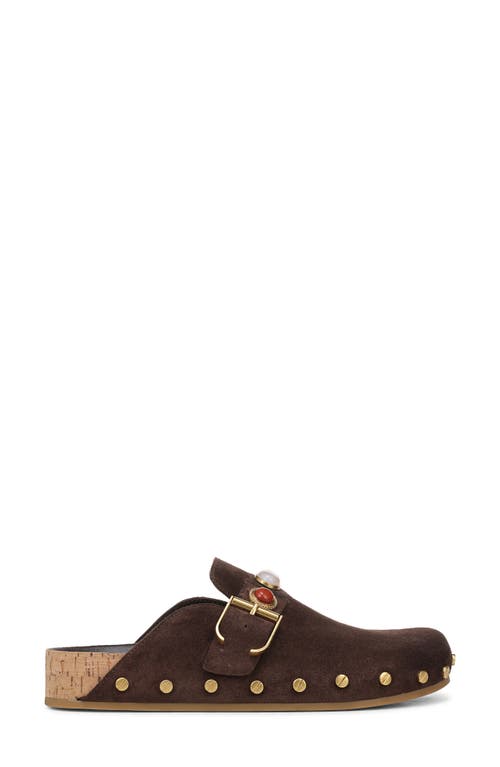 Veronica Beard Fern Charm Clog In Brown