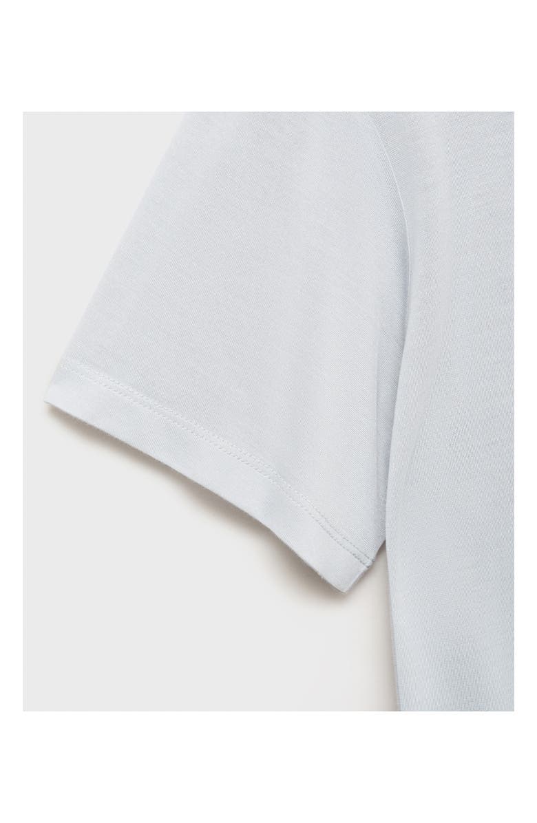 MANGO Garment Wash Modal Sleep T-Shirt, Alternate, color, Light/ Pastel Grey