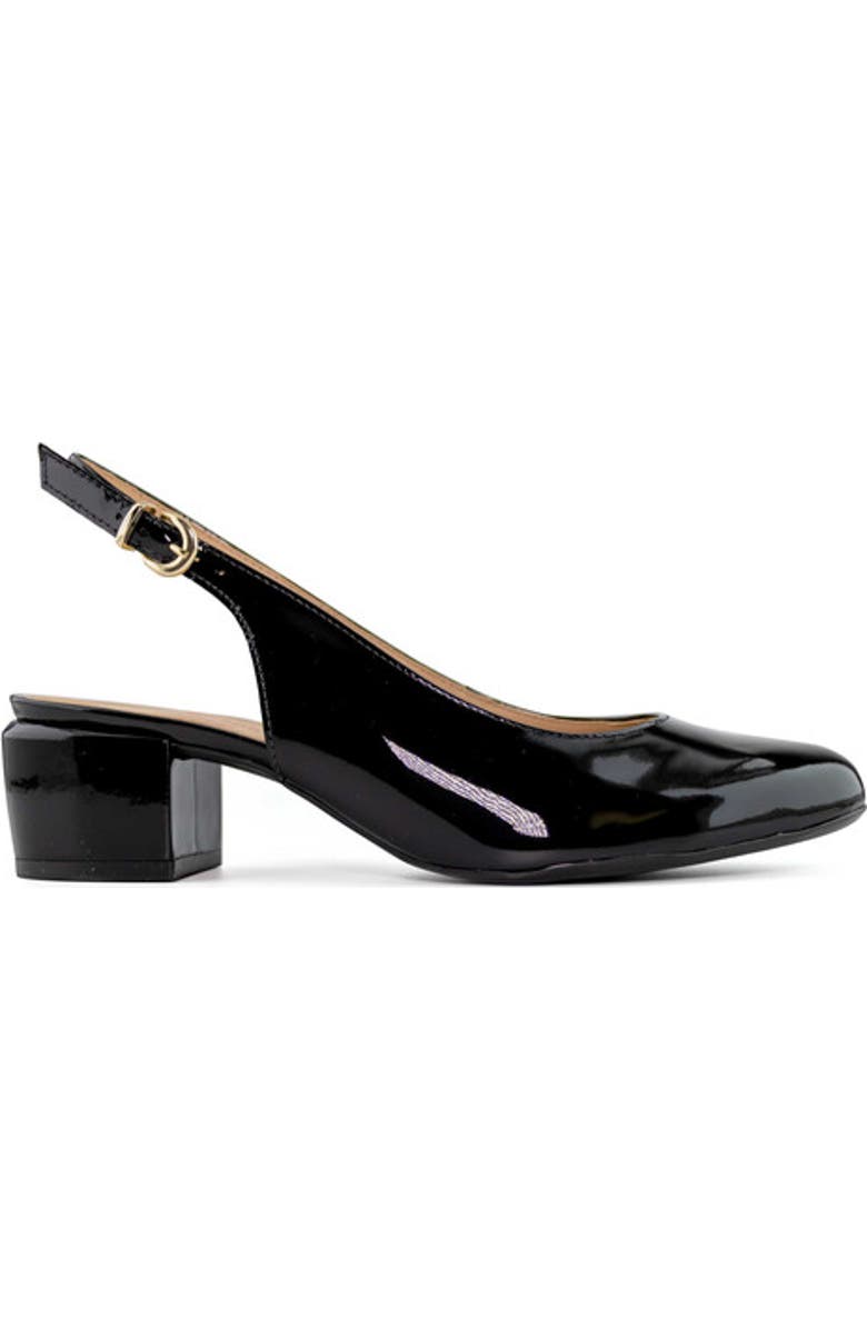 Marc Joseph New York Broad St Slingback Leather Pump, Alternate, color, Black Soft Patent