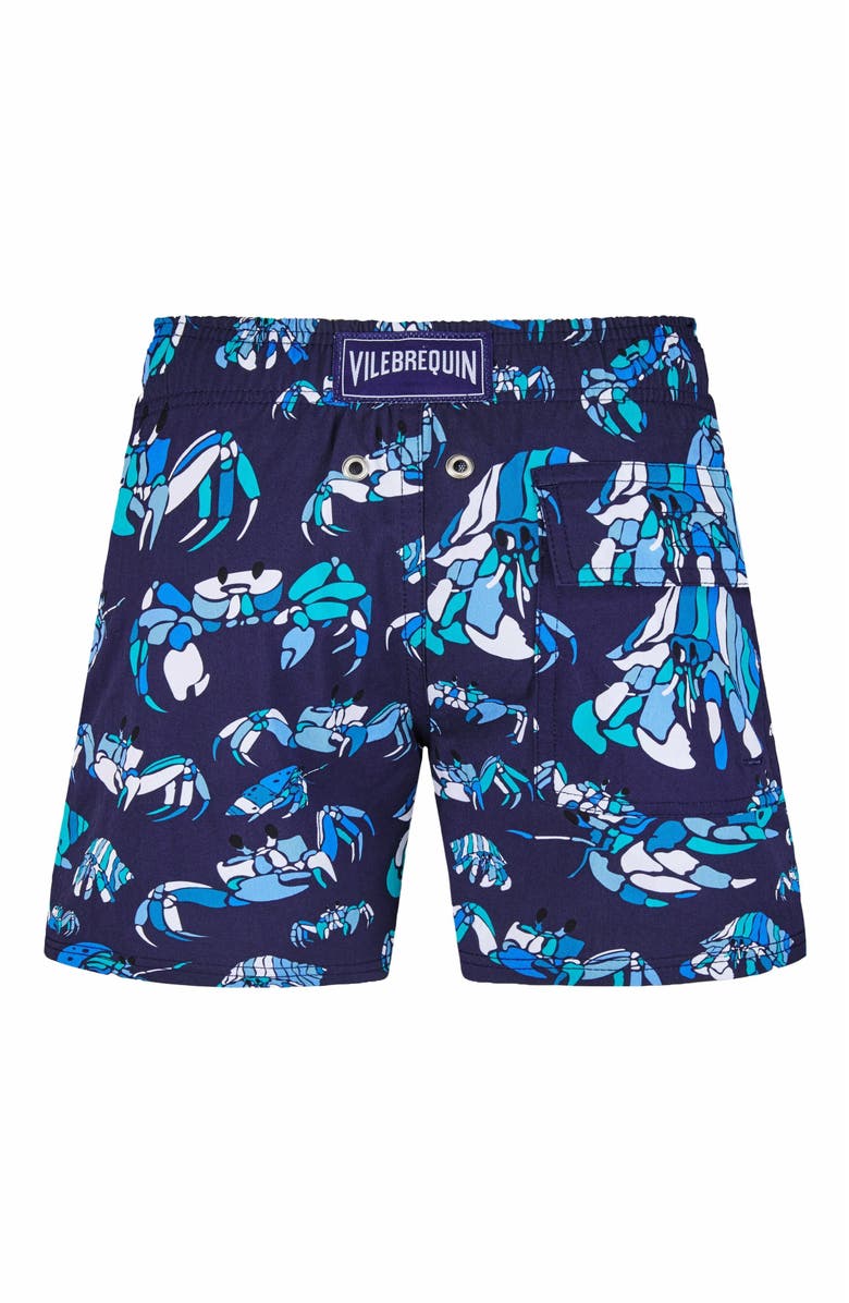 Vilebrequin Kids' Hermit Crabs Stretch Swim Trunks, Alternate, color, 